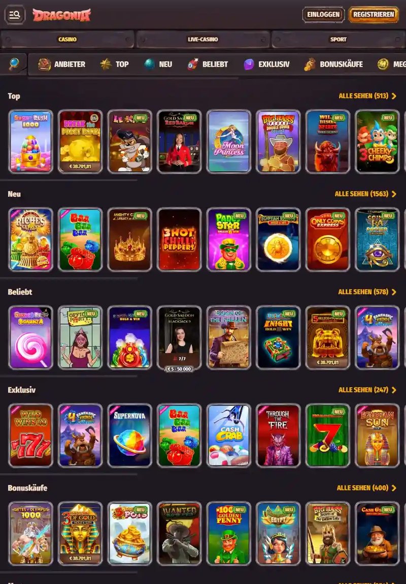 Ein überraschender Start: 97 % Auszahlungsquote bei Dragonia Casino Deutschland, dragonia casino official site